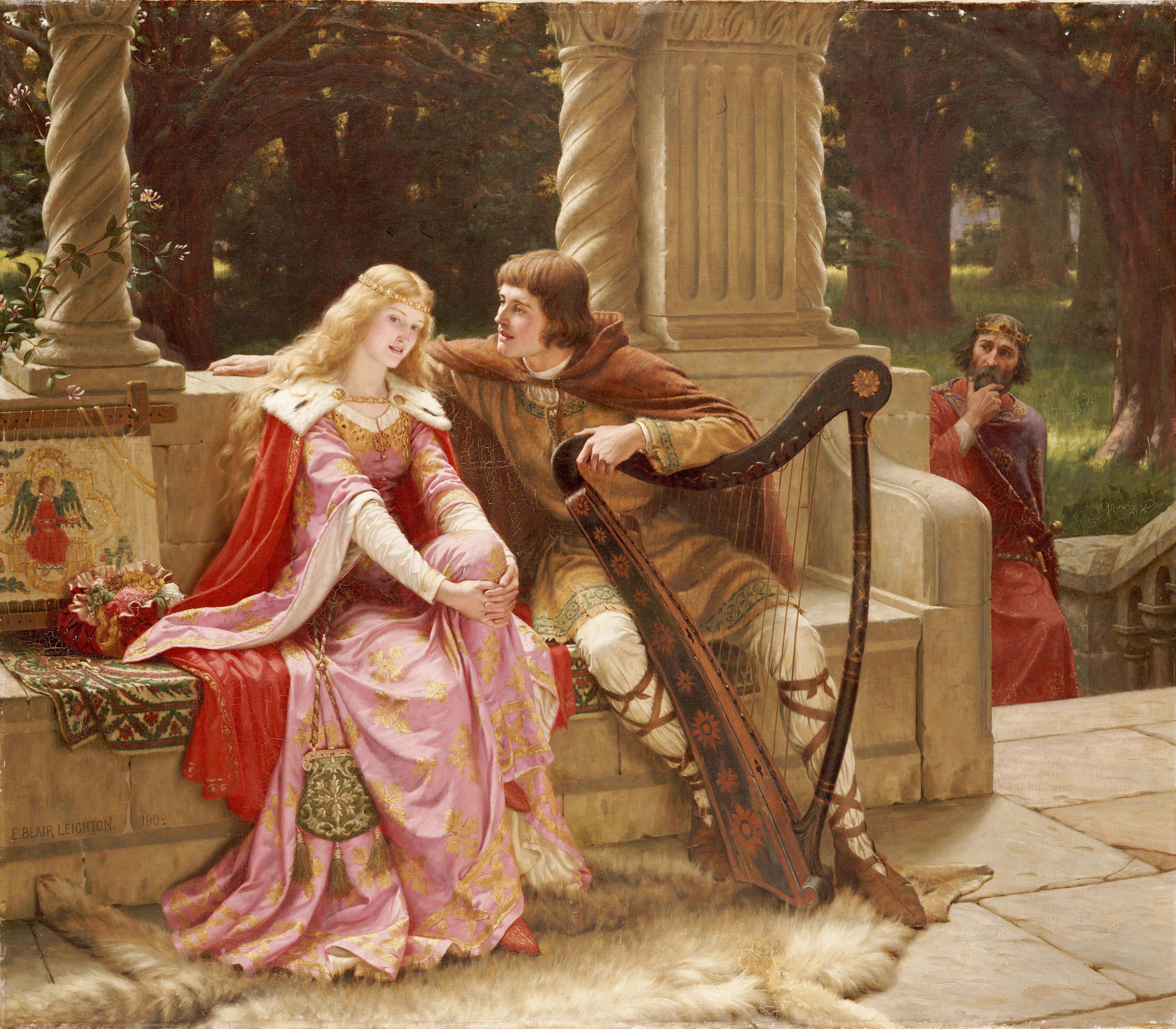   , , edmund blair leighton, , , , 